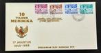 Indonesië 1955 FDC – 10 jaar Merdeka (Onafhankelijkheid),