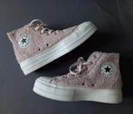 Converse All Stars Teddy plateau (39,5), Kleding | Dames, Schoenen, Beige, Ophalen of Verzenden, Converse All Stars, Sneakers of Gympen