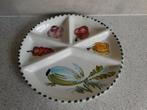 Bord nr 1 22x20 cm. 5 vakken Ovaal Made in Italy, Huis en Inrichting, Keuken | Servies, Keramiek, Ophalen of Verzenden, Zo goed als nieuw