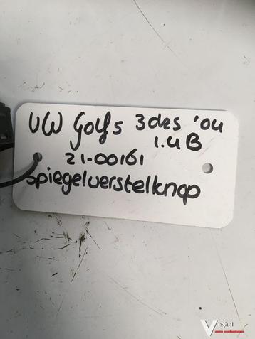 Vw Golf 5 2004 1.4 benzine Spiegelverstellingsschakelaar beschikbaar voor biedingen