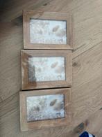 3 Houten Fotolijsten 10x15 cm, Ophalen of Verzenden, Zo goed als nieuw, Hout, Minder dan 50 cm