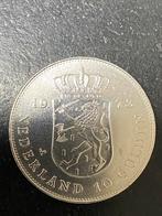 Zilveren 10 Gulden 1973, Ophalen of Verzenden, Koningin Juliana, 10 gulden, Zilver