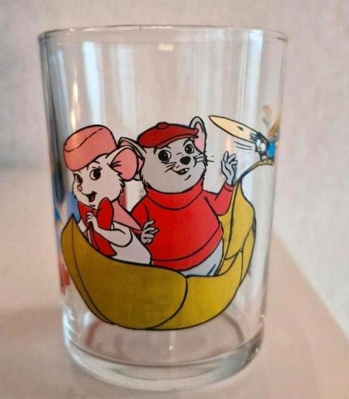 Glas met opdrukken De Reddertjes, Verzamelen, Glas en Borrelglaasjes, Zo goed als nieuw, Ophalen of Verzenden