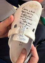 Gesigneerde birkenstock van rinus israel, Ophalen of Verzenden, Zo goed als nieuw, Jongetje of Meisje, Schoentjes