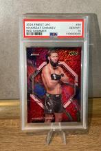 PSA 10 Khamzat Chimaev red shimmer topps finest ufc, Ophalen of Verzenden, Nieuw, Plaatje