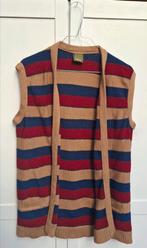 Vintage gilet, maat 40/42 - L/XL - gestreept - 90's, Maat 38/40 (M), Overige kleuren, ., Ophalen of Verzenden