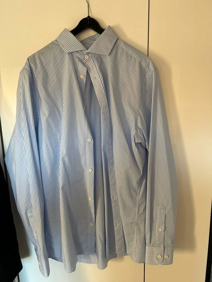 Selected Homme Overhemd Maat 42 Stretch, Kleding | Heren, Overhemden, Nieuw, Halswijdte 41/42 (L), Blauw, Ophalen of Verzenden