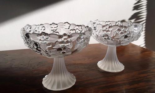 Kristallen schaal op voet, Walter Glass, Carmen Satin, Antiek en Kunst, Antiek | Glas en Kristal, Ophalen of Verzenden
