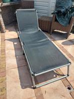 Z.g.a.n ligbed., Tuin en Terras, Ligbedden, Ophalen, Zo goed als nieuw, Aluminium