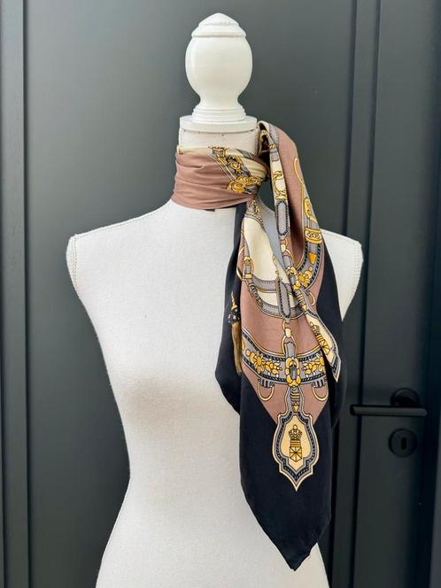 Vintage zijden sjaal, Kleding | Dames, Mutsen, Sjaals en Handschoenen, Sjaal, Ophalen of Verzenden