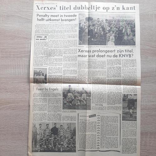 Xerxes prologeert Nationaal amateurkampioen 30 april 1962, Verzamelen, Sportartikelen en Voetbal, Zo goed als nieuw, Overige typen
