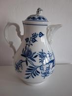 Bohemia Koffiepot Blauw Onion, Antiek en Kunst, Antiek | Keramiek en Aardewerk, Ophalen of Verzenden