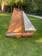 Modelboot Skutsje Model 74cm Bruin, Ophalen of Verzenden, Zo goed als nieuw, Overige merken