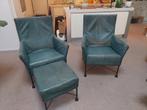 Montis Charly Fauteuils + Voetenbank, Huis en Inrichting, Ophalen, Gebruikt, 75 tot 100 cm, Metaal