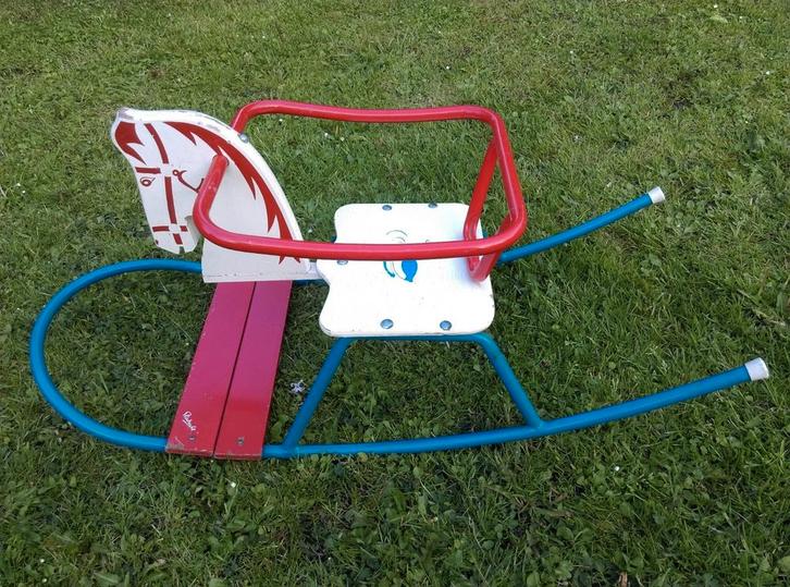 Vintage hobbelpaard, jaren 70, Kinderen en Baby's, Speelgoed | Hobbelfiguren, Gebruikt, Ophalen