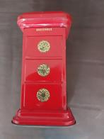 Spaarpot Brievenbus blik, Verzamelen, Spaarpotten, Ophalen of Verzenden, Gebruikt, Metaal of Blik, Overige thema's
