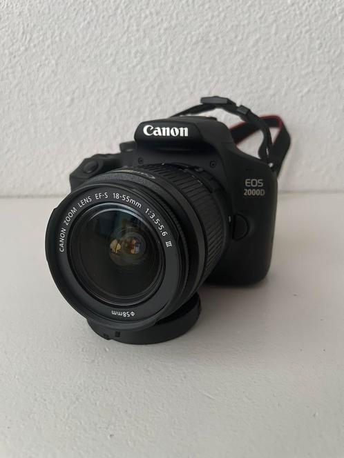 Canon Eos 2000D -Compleet pakket-, Audio, Tv en Foto, Fotocamera's Digitaal, Zo goed als nieuw, Spiegelreflex, Canon, Ophalen of Verzenden