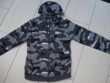 Nike hoody vest Herenmt S Nike jas Trui tussenjas met muts