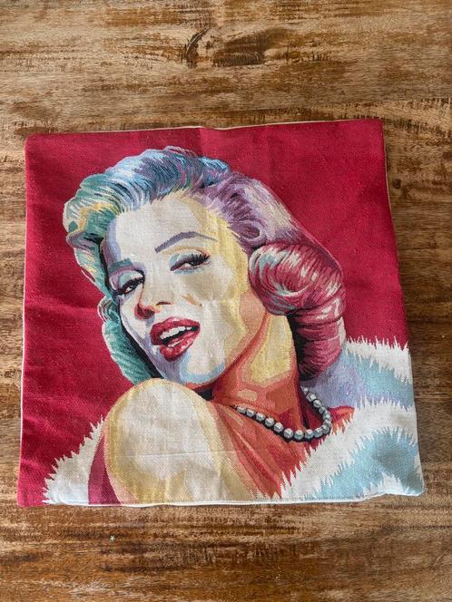 Kussensloop Marilyn Monroe – 45x45 cm, Huis en Inrichting, Woonaccessoires | Kussens, Zo goed als nieuw, Vierkant, Ophalen of Verzenden