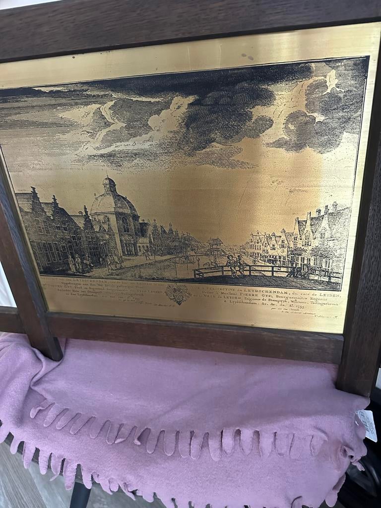Gravure Peperbuskerk Leidschendam in Lijst, Antiek en Kunst, Kunst | Etsen en Gravures, Ophalen of Verzenden