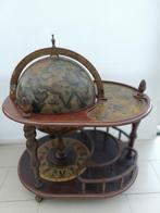 Wereldbol bar, vintage bar op wielen, trolley, antiek, Ophalen, Gebruikt