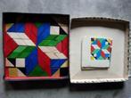 vintage houten mozaiek puzzel , jaren 60, Kinderen en Baby's, Speelgoed | Kinderpuzzels, Ophalen of Verzenden, Van hout
