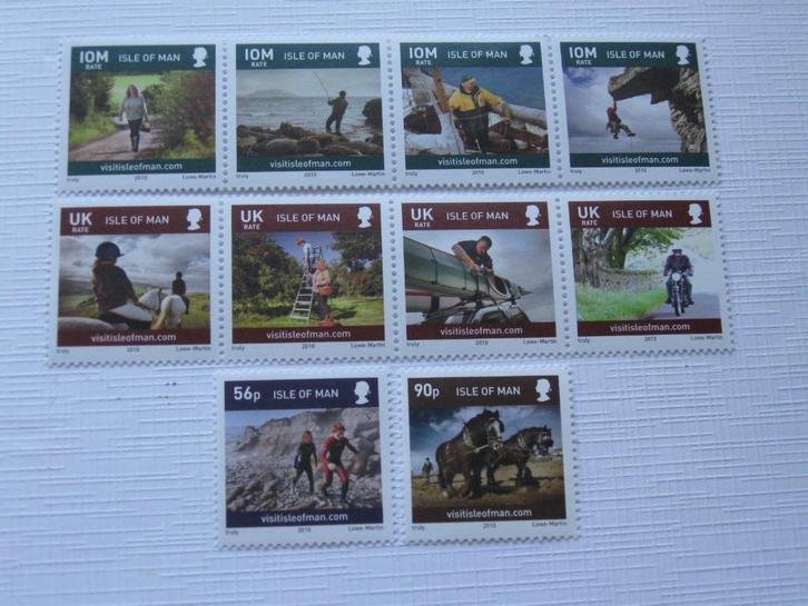 Man, Postzegels en Munten, Postzegels | Europa | UK, Postfris, Verzenden