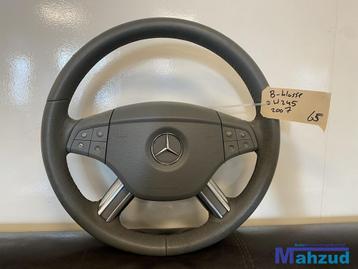 MERCEDES B-KLASSE W245 Grijs leer stuurwiel stuur met airbag beschikbaar voor biedingen