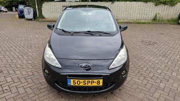 Ford Ka 1.2 69pk 2011 Zwart  start/stop Airco MET NIEUWE APK beschikbaar voor biedingen