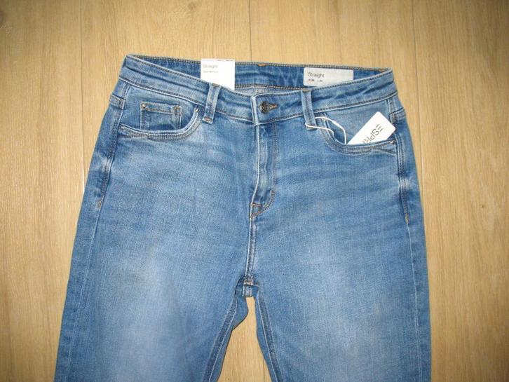 Esprit Organic Spijkerbroek Medium Rise Straight Stretch, Kleding | Dames, Spijkerbroeken en Jeans, Nieuw, W28 - W29 (confectie 36)