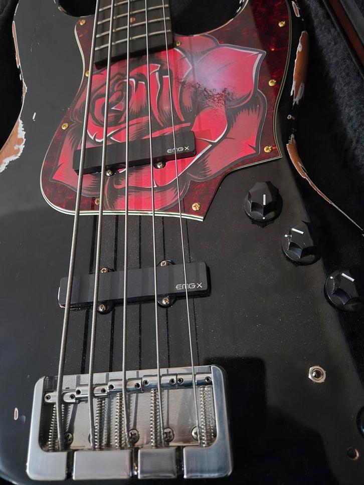 Capurso Spiral 5 relic, Muziek en Instrumenten, Snaarinstrumenten | Gitaren | Bas, Gebruikt, Elektrisch, 5-snarig, Ophalen of Verzenden