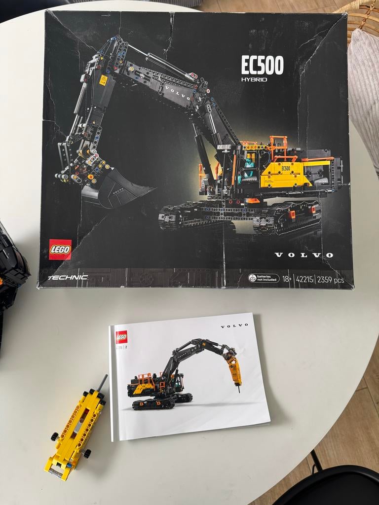 Lego Technic Volvo EC500 Graafmachine, Ophalen of Verzenden, Zo goed als nieuw, Complete set, Lego
