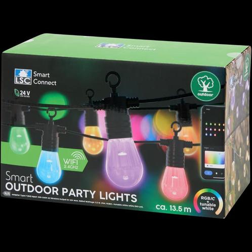 LSC Smart Connect slimme feestverlichting voor buiten 13,5 m, Huis en Inrichting, Lampen | Losse lampen, Nieuw, Led-lamp, E27 (groot)