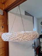 Witte hangkrans, Huis en Inrichting, Mand, Rond, Ophalen of Verzenden, Zo goed als nieuw