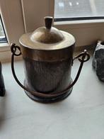 Antieke Tabakspot met Deksel, Ophalen of Verzenden