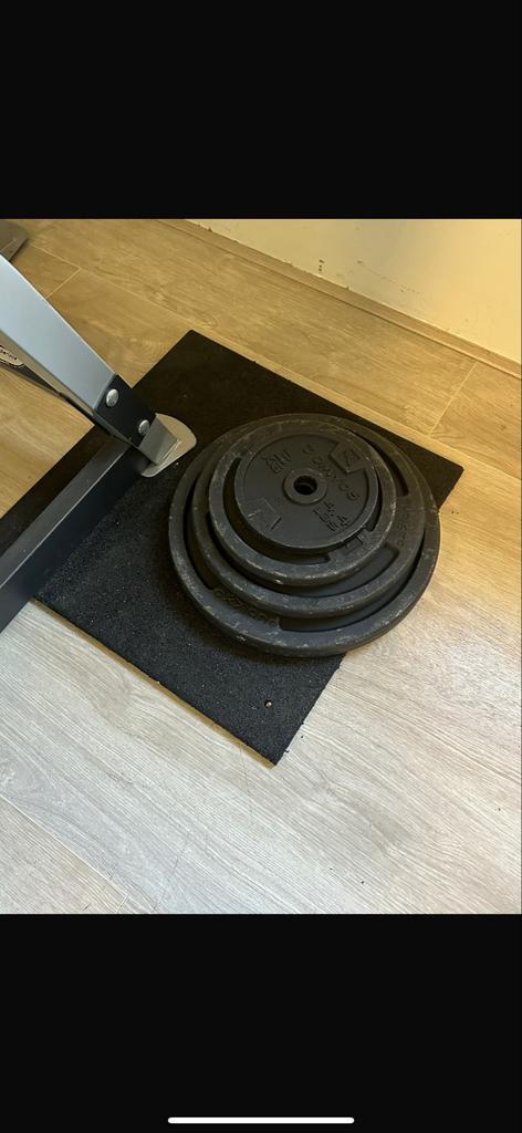 Complete Homegym te koop!, Sport en Fitness, Fitnessmaterialen, Gebruikt, Dumbbell, Armen, Ophalen