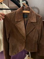 Echt leren blazerjas - Maat S, Kleding | Dames, Bruin, Ophalen of Verzenden, Zo goed als nieuw, Jasje