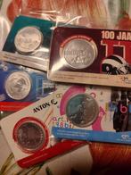 Coincards € 5 en € 10 Nederland UNC, Setje, Koningin Beatrix, Zilver, Euro's