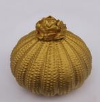 Urn steen goud bloem 550 ml, Ophalen of Verzenden, Nieuw