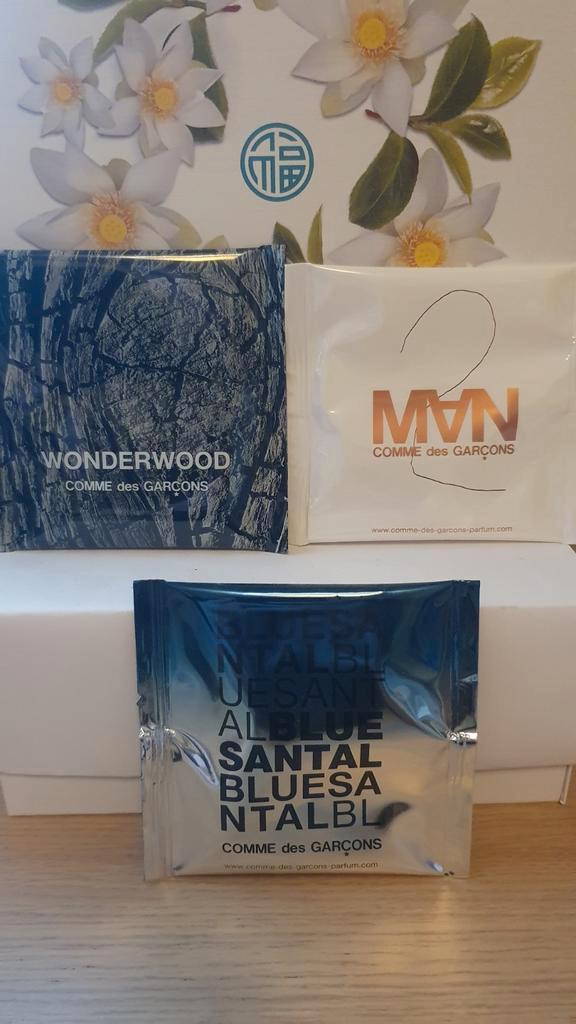 COMME DES GARCONS   sampleset van 3 heerlijke geuren!, Verzamelen, Parfumverzamelingen, Nieuw, Proef of Tester, Gevuld, Verzenden