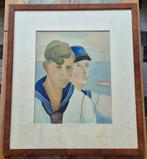 Modernistisch schilderij uit 1928., Antiek en Kunst, Ophalen of Verzenden