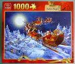 Puzzel King Christmas Santa’s Sleigh 1000 stukjes, Ophalen, 500 t/m 1500 stukjes, Zo goed als nieuw, Legpuzzel