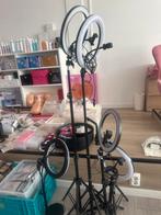 Ringlampen met Statief - Fotografie/Video, Ophalen, Gebruikt, Lamp of Flitsset