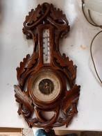 Houtgesnede barometer, Audio, Tv en Foto, Weerstations en Barometers, Ophalen of Verzenden, Gebruikt