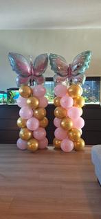 2 ballonnenpilaren te huur voor €50, Hobby en Vrije tijd, Feestartikelen, Ophalen, Zo goed als nieuw, Versiering, Geboorte of Huwelijk
