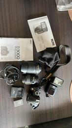 Nikon D3000 incl lenzen en Metz Flitser, Audio, Tv en Foto, Fotografie | Flitsers, Ophalen of Verzenden, Zo goed als nieuw, Nikon
