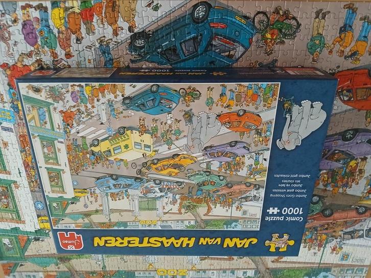 Jan van Haasteren  -  Jumbo gaat winkelen, Hobby en Vrije tijd, Denksport en Puzzels, Zo goed als nieuw, Legpuzzel, 500 t/m 1500 stukjes