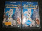 LADY & DE VAGEBOND Deel 2! Mooie Disney Tekenfilm Op VIDEO!, Tekenfilm, Alle leeftijden, Kinderprogramma's en -films, Ophalen of Verzenden