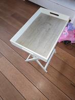 Bijzettafel hout wit, Ophalen, Gebruikt, Wit, Minder dan 50 cm