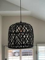 2x Kwantum Lampen - Zwart Rotan 40x40cm, Ophalen, Zo goed als nieuw, Hout, Minder dan 50 cm